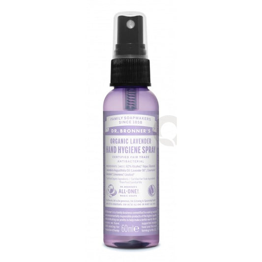 Spray Higienizador/Desinfetante de Mãos Biológico de Alfazema – Dr Bronner's